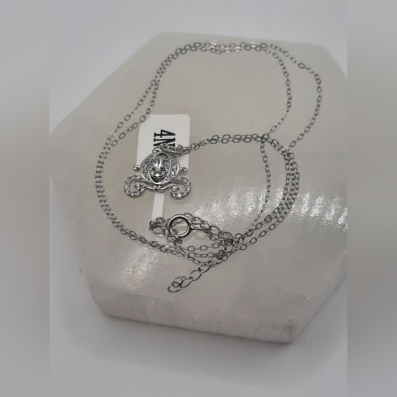 N14 Sterling Silver Carriage Necklace- Charmed Aroma - Picture 3 of 3